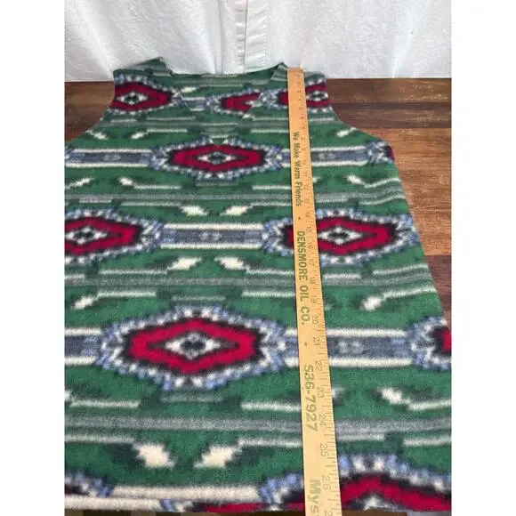 Vintage Handmade Western Pullover V-Neck Vest Top Shirt No Size Men's Medium ? - Picture 5 of 6